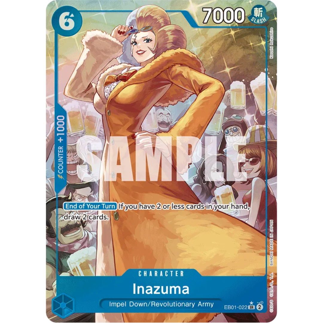 Inazuma (Alternate Art) (EB01-022) - Extra Booster: Memorial Collection Foil