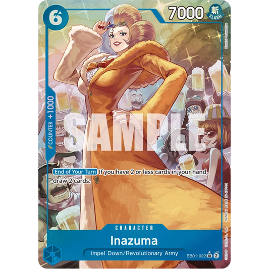 Inazuma (Alternate Art) (EB01-022) - Extra Booster: Memorial Collection Foil