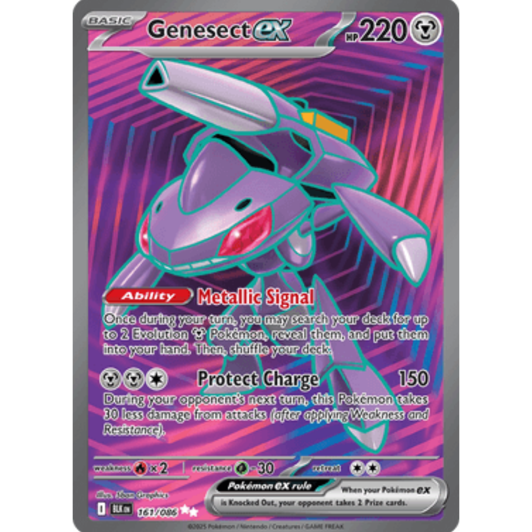 Genesect ex 161/086  - Holofoil SV Black Bolt - Ultra Rare