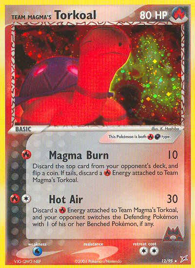 Team Magma's Torkoal  - Holofoil Team Magma vs Team Aqua - Holo Rare