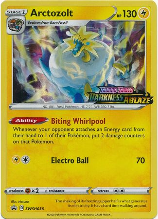 Arctozolt - SWSH036 (Prerelease)  - Holofoil SWSH Sword & Shield Promo Cards - Promo