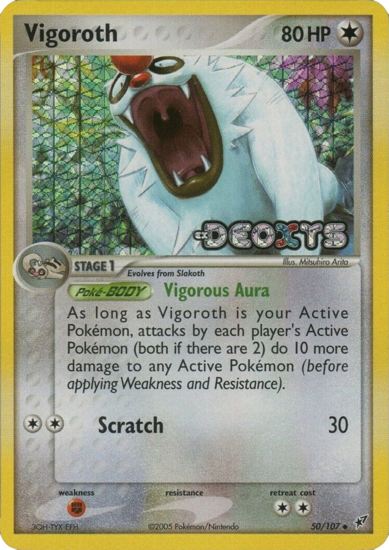 Vigoroth  - Reverse Holofoil Deoxys - Uncommon