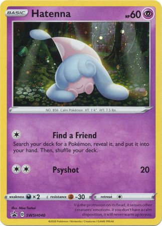 Hatenna SWSH040  - Holofoil SWSH Sword & Shield Promo Cards - Promo