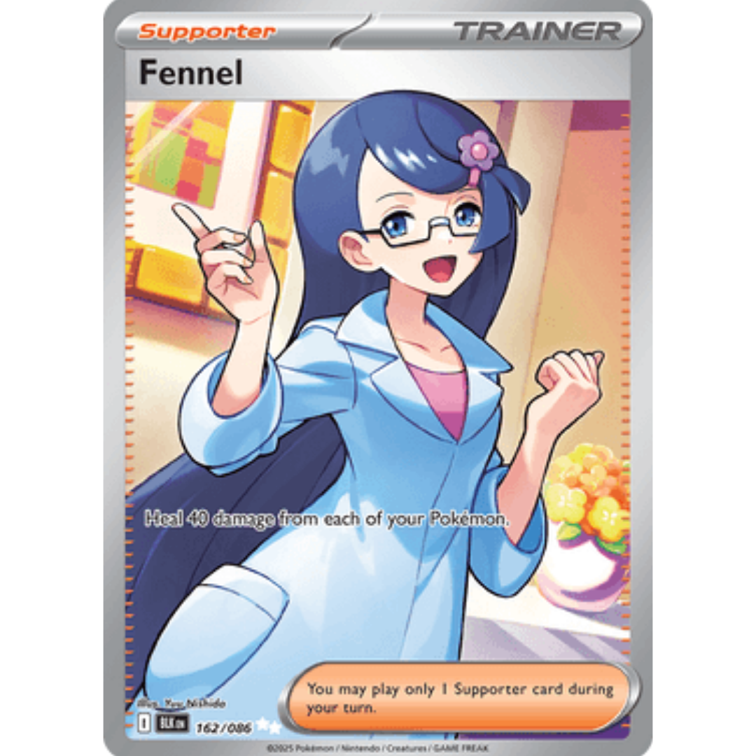 Fennel 162/086  - Holofoil SV Black Bolt - Ultra Rare