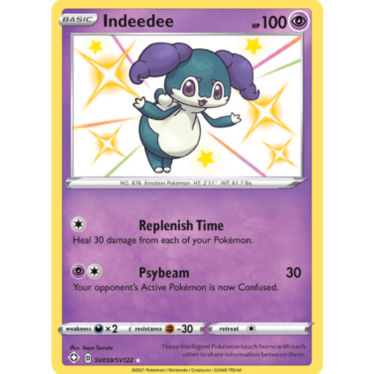 Indeedee (SV059/SV122) [Sword & Shield: Shining Fates]