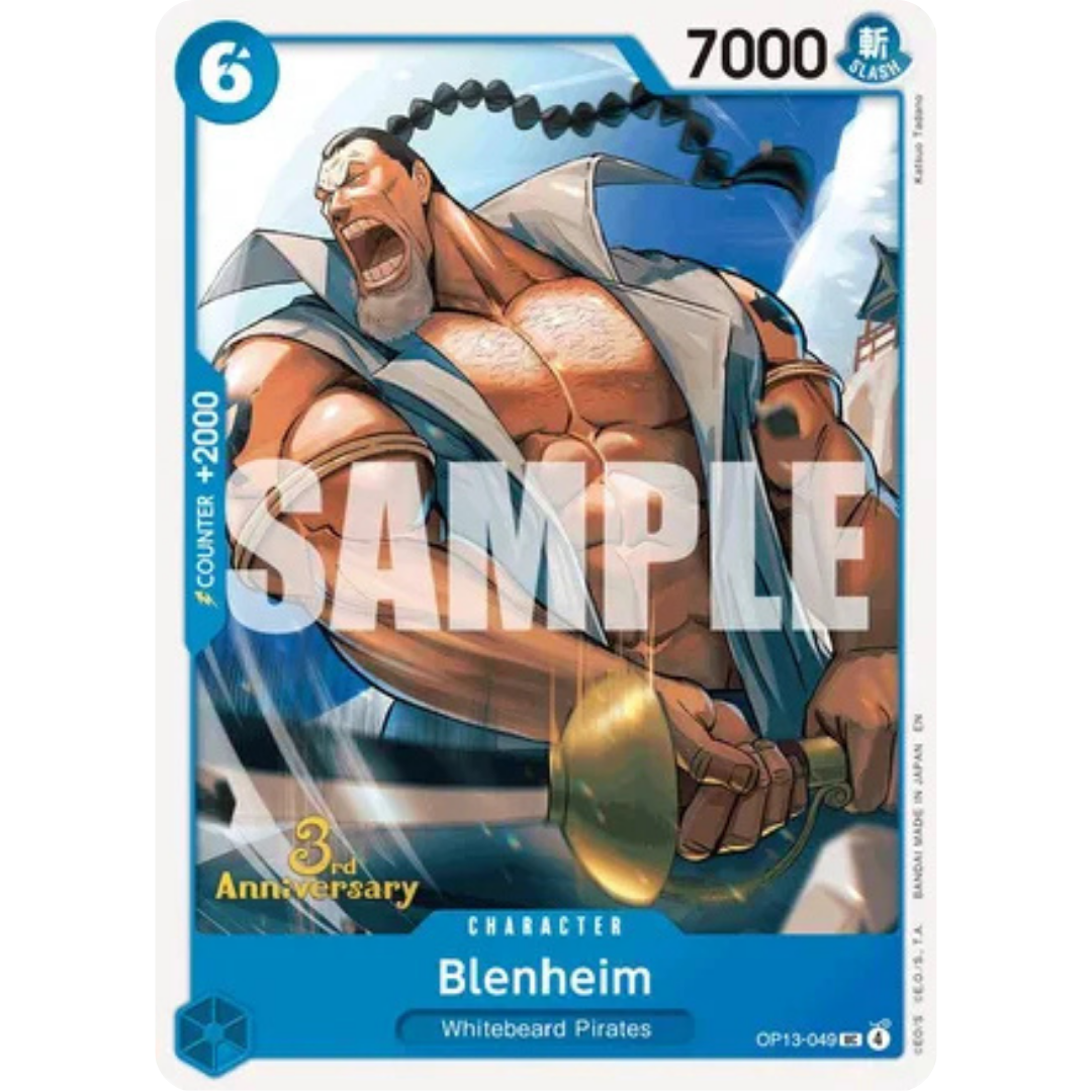 Blenheim (OP13-049) - Carrying On His Will: 3rd Anniversary Tournament Cards