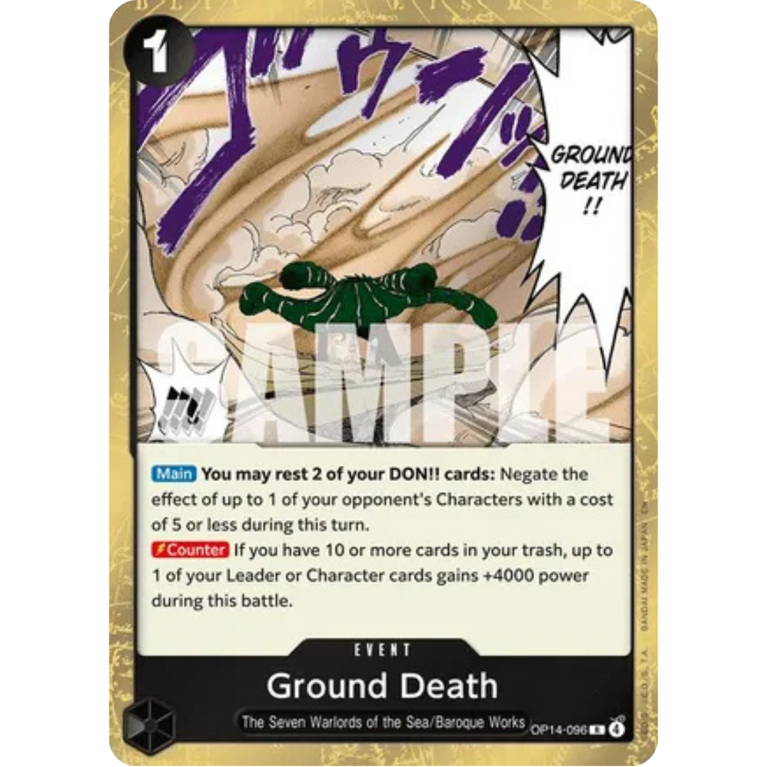 Ground Death (OP14-096) - The Azure Sea's Seven Foil