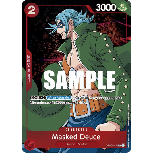 Masked Deuce (Alternate Art) (OP02-017) - Paramount War Foil