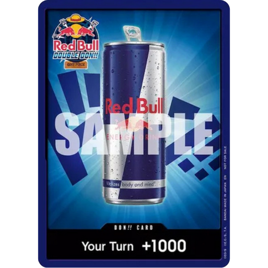 DON!! Card (Red Bull Don!!) - One Piece Promotion Cards Foil