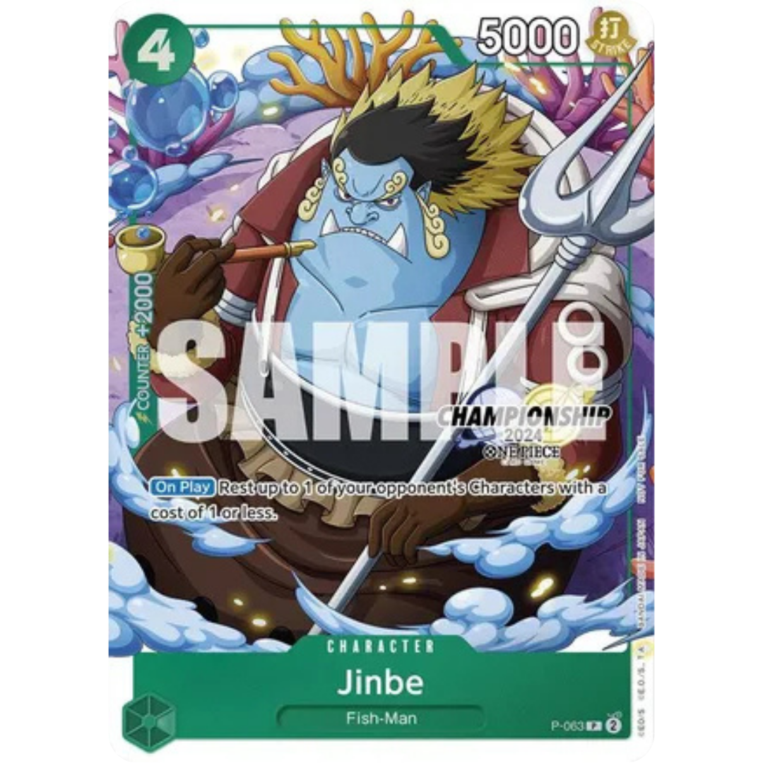Jinbe (CS 2024 Event Pack Finalist) (P-063) - One Piece Promotion Cards Foil