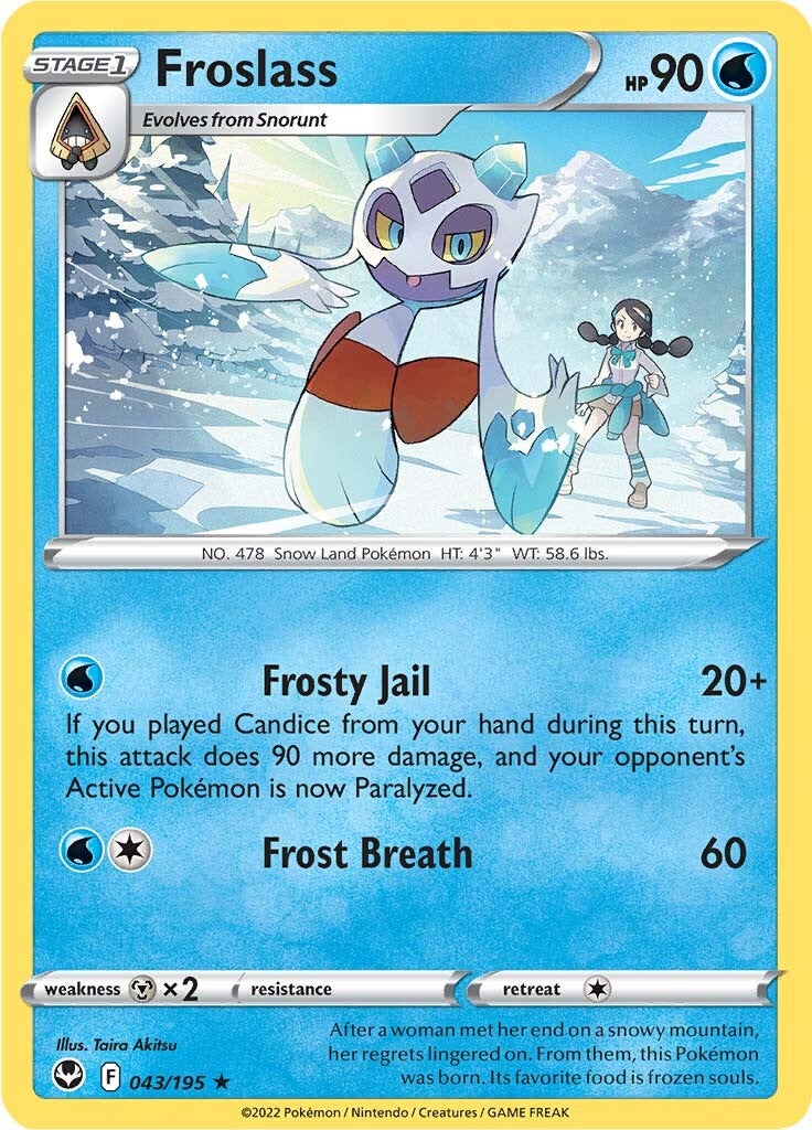 Froslass 043  SWSH12 Silver Tempest - Rare