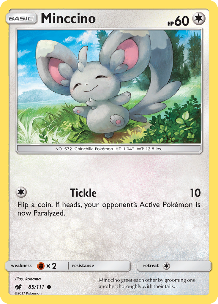 Minccino 085  SM  Crimson Invasion - Common
