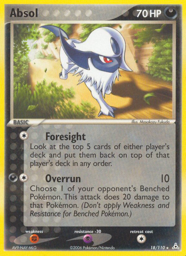 Absol  Holon Phantoms - Rare