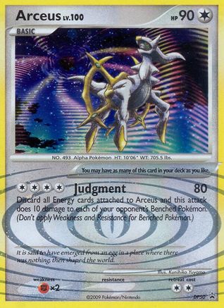 Arceus DP50  - Holofoil Diamond and Pearl Promos - Promo