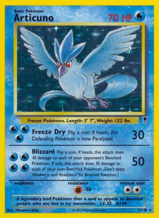 Articuno  - Holofoil Legendary Collection - Holo Rare