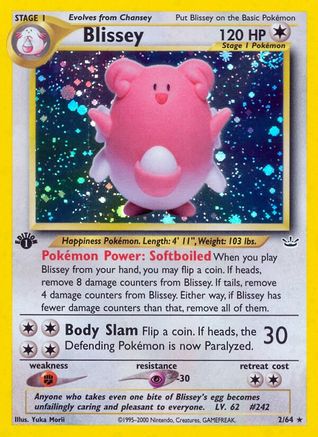 Blissey/64  - Unlimited Holofoil Neo Revelation - Holo Rare