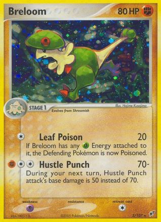 Breloom  - Holofoil Deoxys - Holo Rare
