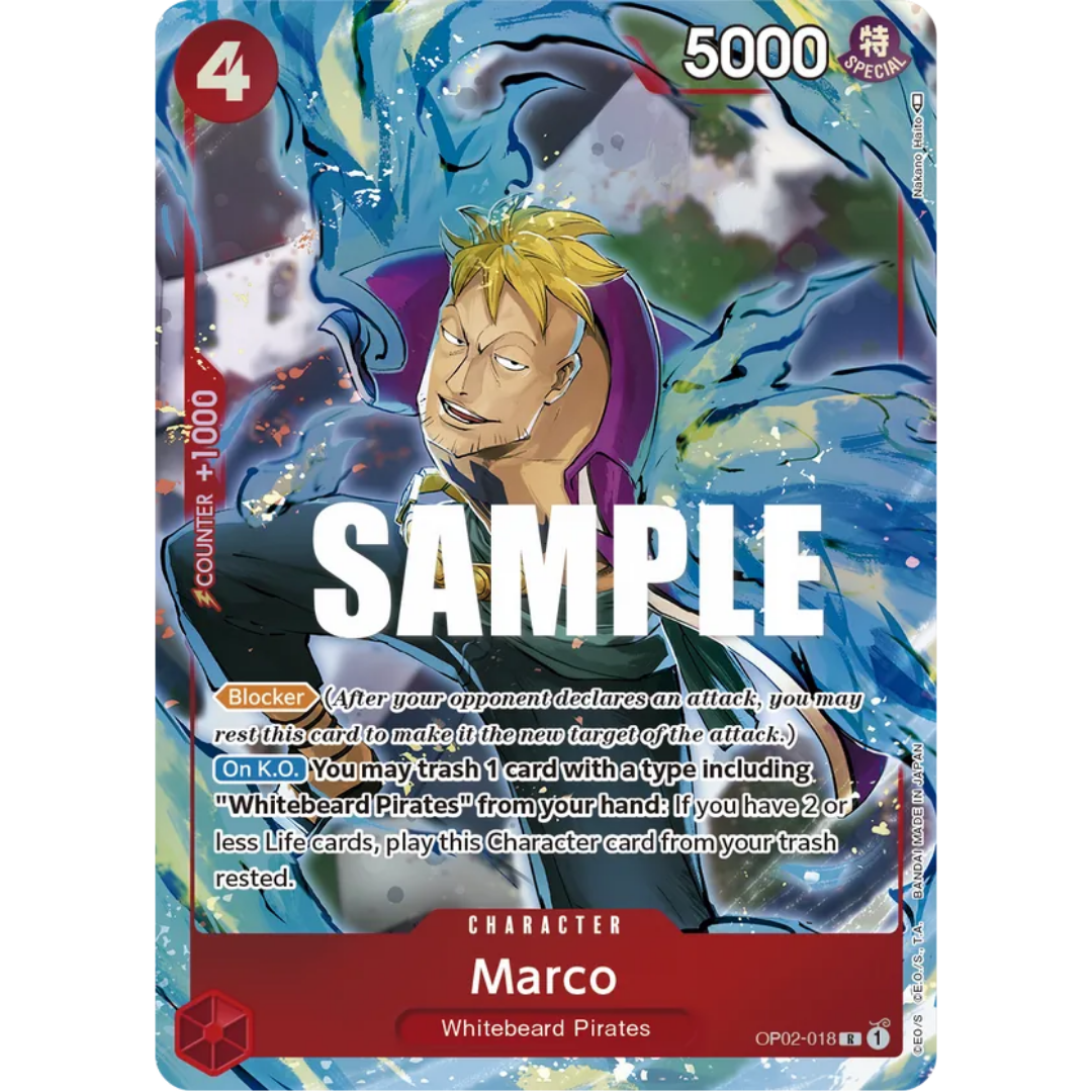 Marco (Alternate Art) (OP02-018) - Paramount War Foil