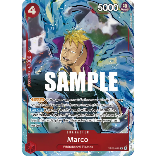 Marco (Alternate Art) (OP02-018) - Paramount War Foil