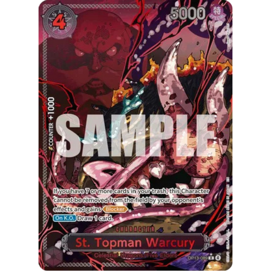 St. Topman Warcury (Parallel) (OP13-089) - Carrying On His Will Foil