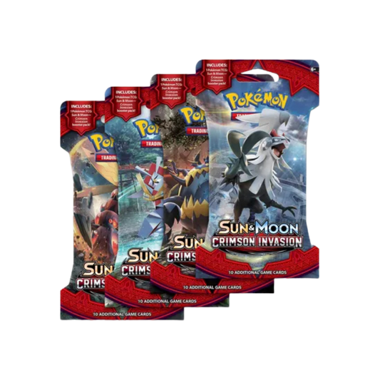 Crimson Invasion Sleeved Booster Pack Art Bundle [Set of 4]