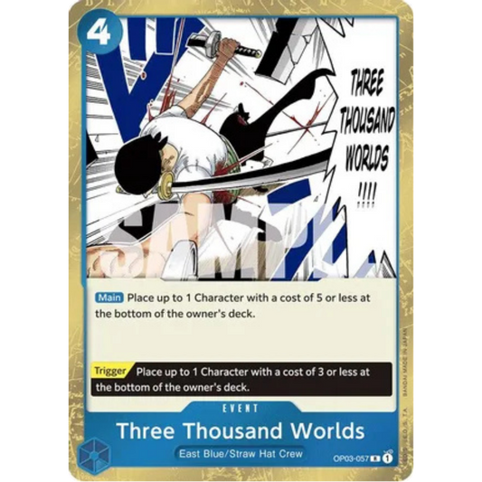 Three Thousand Worlds (Jolly Roger Foil) (OP03-057) - Premium Booster -The Best- Foil