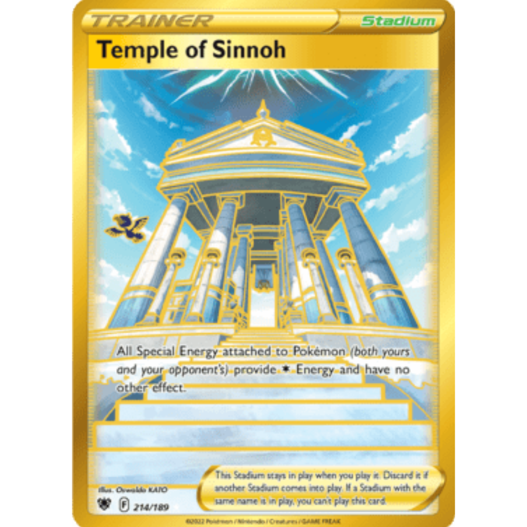 Temple of Sinnoh (Secret) 214  - Holofoil SWSH10 Astral Radiance - Secret Rare