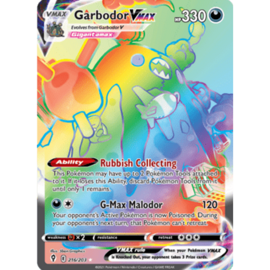 Garbodor VMAX (216/203) [Sword & Shield: Evolving Skies]