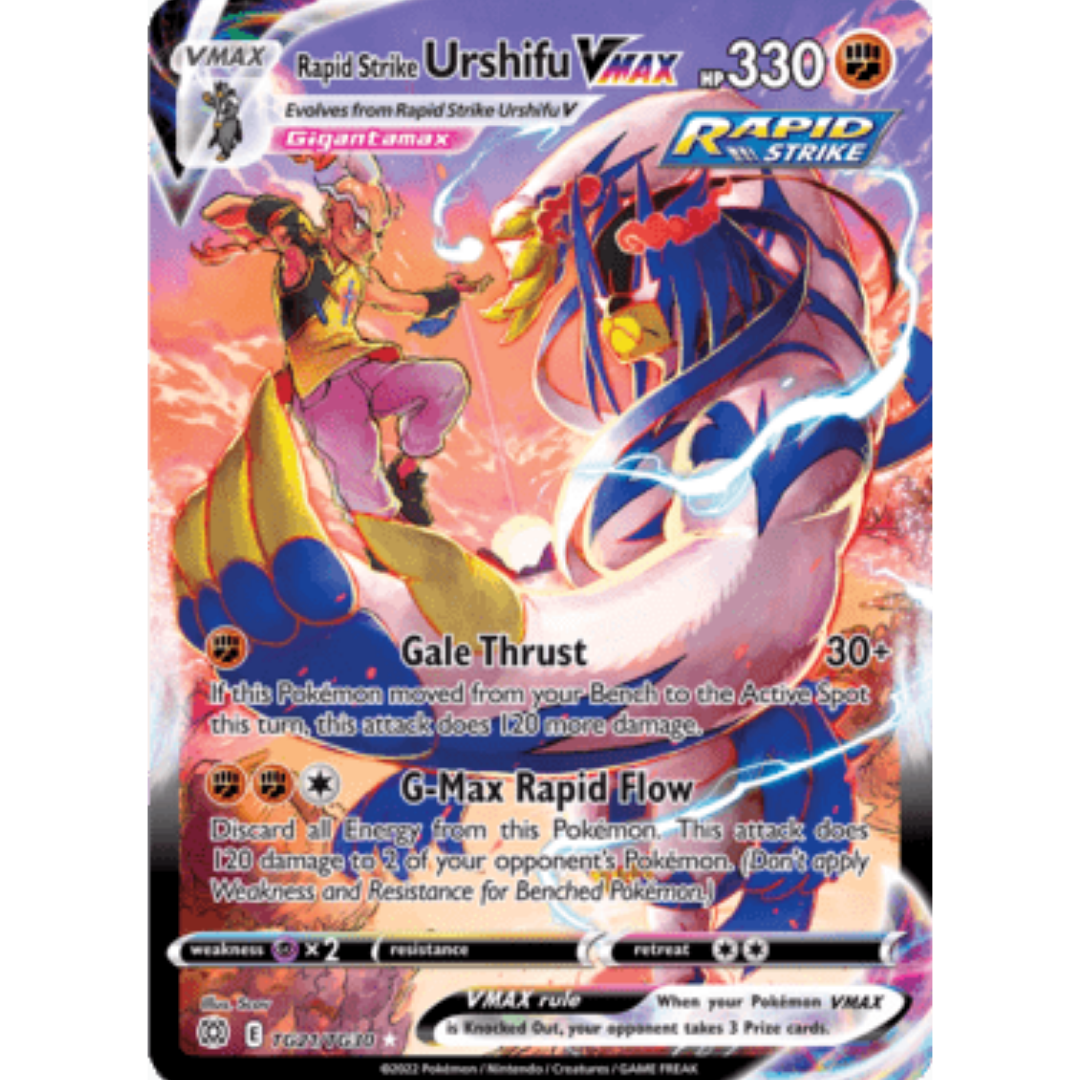 Rapid Strike Urshifu VMAX TG21  - Holofoil SWSH09 Brilliant Stars Trainer Gallery - Ultra Rare