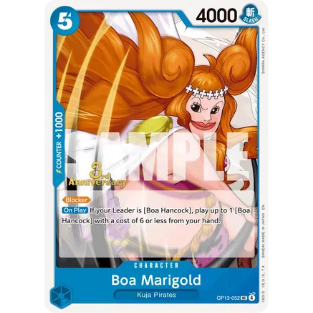 Boa Marigold (OP13-052) - Carrying On His Will: 3rd Anniversary Tournament Cards
