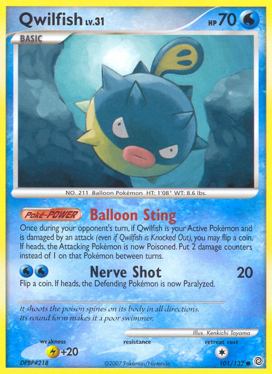Qwilfish  Secret Wonders - Common