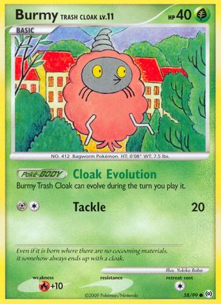 Burmy Trash Cloak 058  Arceus - Common