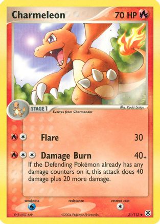 Charmeleon 031  FireRed & LeafGreen - Uncommon