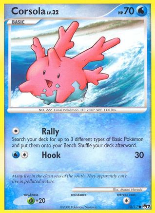 Corsola 013  POP Series 7 - Common