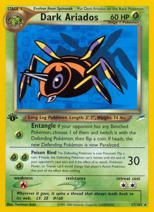 Dark Ariados  - Unlimited Neo Destiny - Rare