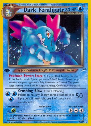 Dark Feraligatr  Neo Destiny - Holo Rare