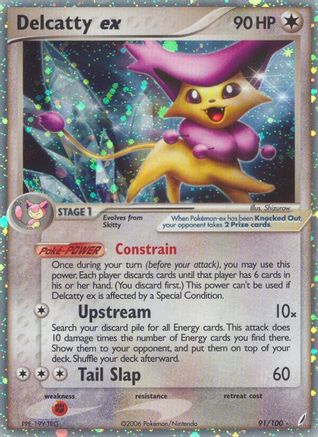 Delcatty ex/100  - Holofoil Crystal Guardians - Ultra Rare
