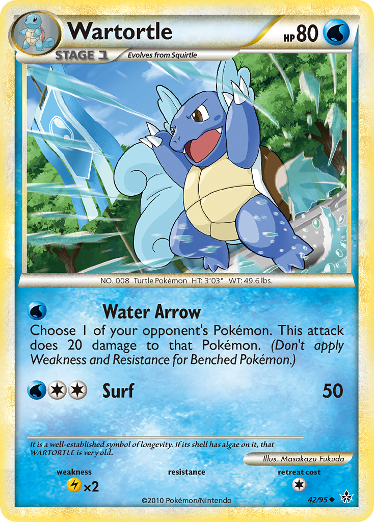 Wartortle 042  Unleashed - Uncommon