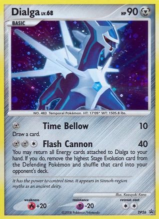 Dialga DP26  - Holofoil Diamond and Pearl Promos - Promo
