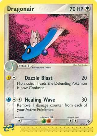 Dragonair 014/97  - Reverse Holofoil Dragon - Rare