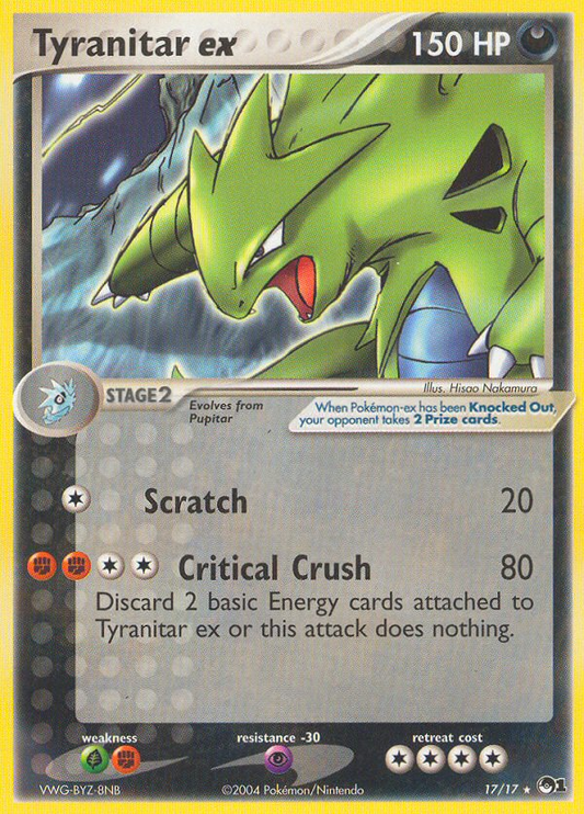 Tyranitar ex (Non-Holo)  POP Series 1 - Ultra Rare