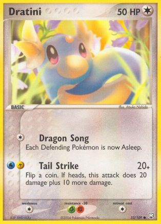Dratini 053/109  - Reverse Holofoil Team Rocket Returns - Common