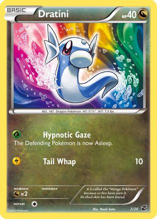 Dratini (2) 002  - Holofoil Dragon Vault - Holo Rare