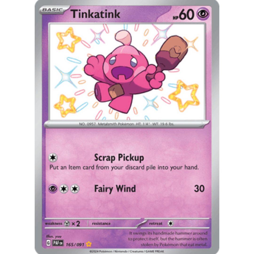 Tinkatink 165  - Holofoil SV Paldean Fates - Shiny Rare
