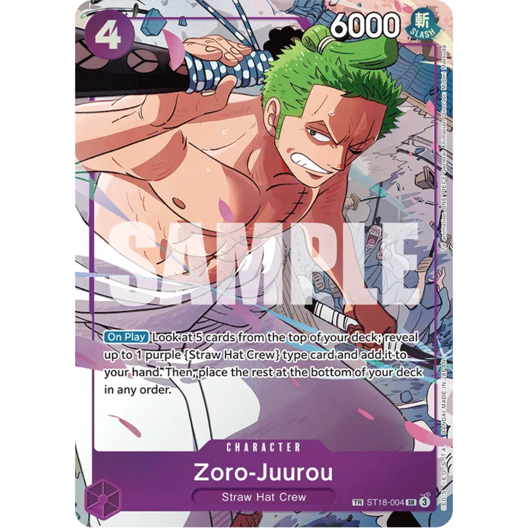 Zoro-Juurou (ST18-004) (ST18-004) - Emperors in the New World Foil