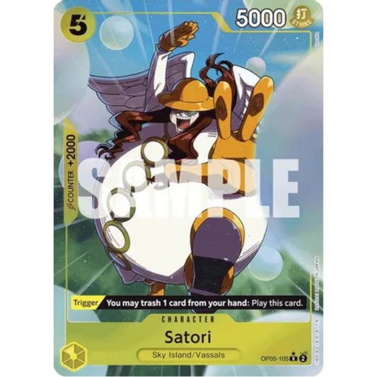Satori (Alternate Art) (OP05-105) - Premium Booster -The Best- Foil