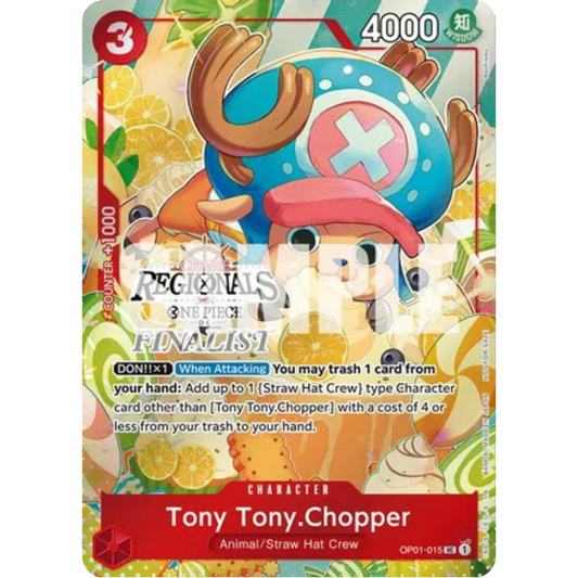 Tony Tony.Chopper (Offline Regional 2024 Vol. 3) [Finalist] (OP01-015) - One Piece Promotion Cards Foil