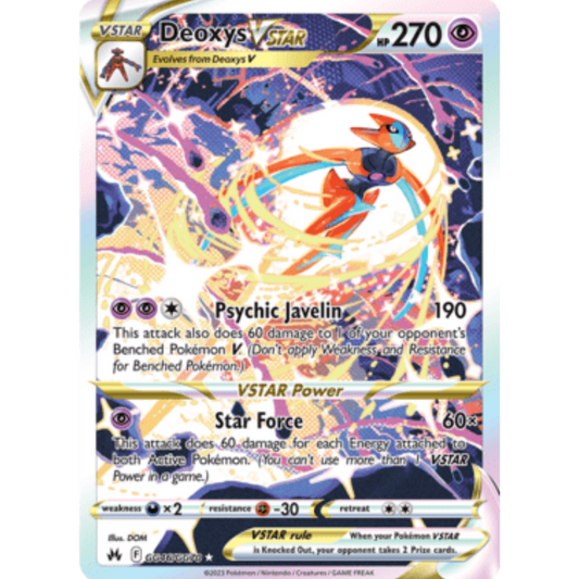 Deoxys VSTAR (GG46/GG70) [Sword & Shield: Crown Zenith]