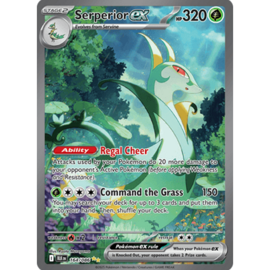 Serperior ex 164/086  - Holofoil SV Black Bolt - Special Illustration Rare
