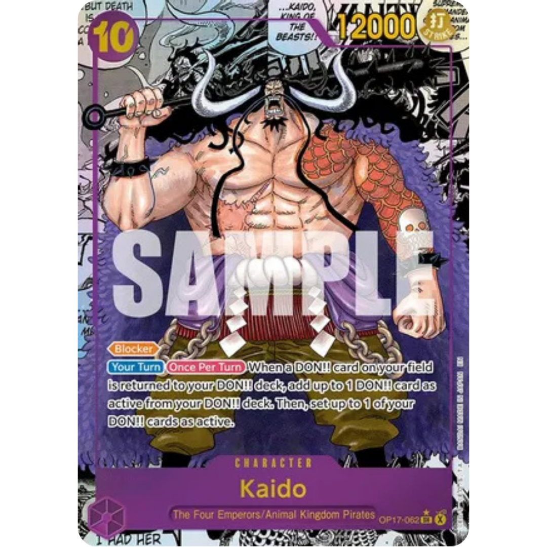 Kaido (062) (Manga) (OP17-062) - The World's Strongest Warriors Foil